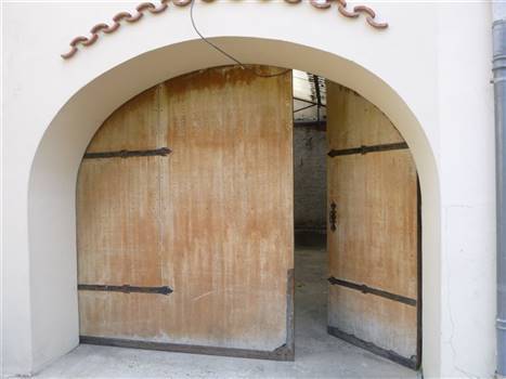 Porte imitation bois en panneaux amiante-ciment 33880 Baurech!